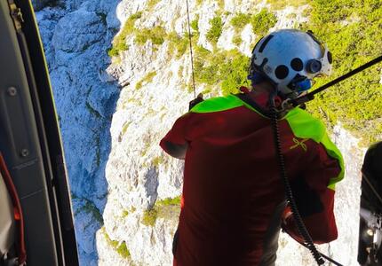 Escursionista ruzzolato sul Piz di Sagron