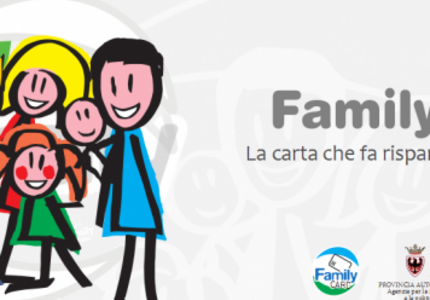 Primiero, Family Card, la carta che fa risparmiare