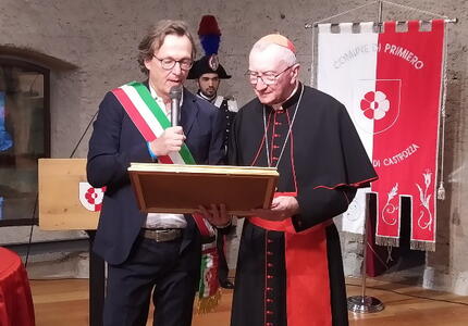 Cittadinanza Onoraria al Cardinal Parolin Segretario di Stato del Papa