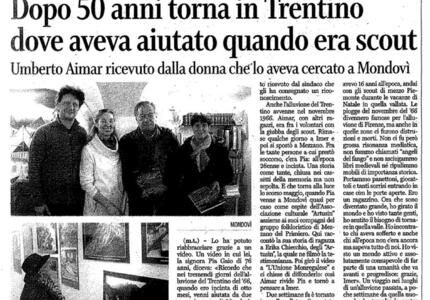 Alluvione 1966 ricordi e incontri