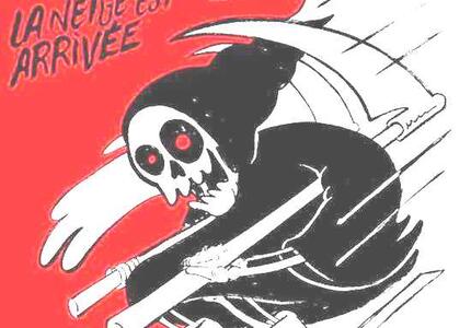 Pesante satira di Charlie Hebdo scherza con i morti dell’Hotel Rigopiano