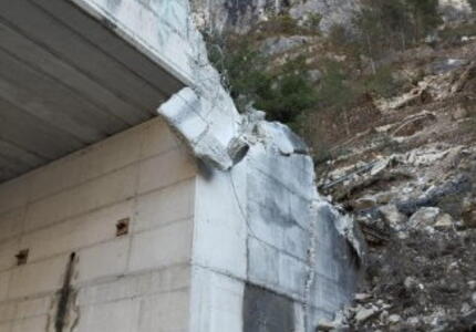 Riaperta la Strada della Valsugana dopo la frana  del 12 gennaio