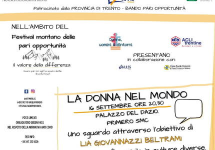 La condizione femminile nelle diverse culture Giovedi 16 Palazzo Miniere