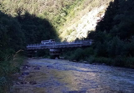 Ponte San Silvestro riapertura provvisoria per agosto e autunno di code