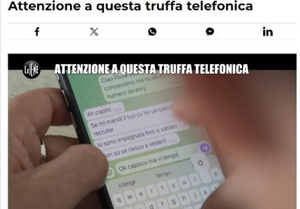 La Primierotta “Paola” nella truffa agli anziani da Cipro scoperta dalle Iene