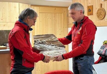 Soccorso Alpino di Caoria saluta Santin